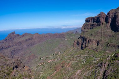 Masca Kanyonu, Tenerife 'nin kuzeyindeki dağ belediyesinde, Kanarya Adaları