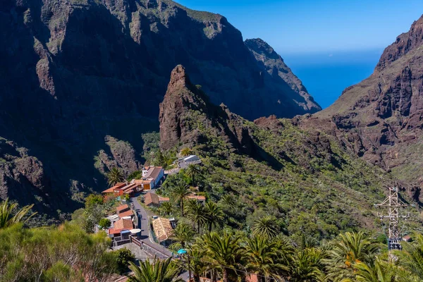 Krásná Horská Obec Masca Severu Tenerife Kanárské Ostrovy — Stock fotografie