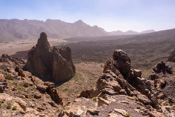 Tenerife Kanarya Adaları Ndaki Teide Nin Doğal Alanındaki Roques Gracia — Stok fotoğraf