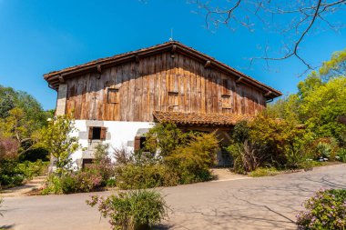 Traditional farmhouse in the Iturraran Natural Park in Pagoeta, Aia, Gipuzkoa. Basque Country