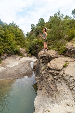 Trekking between the villages of Las Latas to Larrede near Sabianigo, Aragon Pyrenees