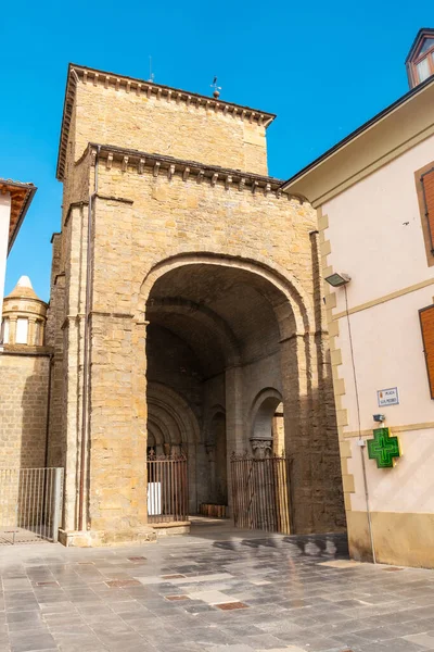 Main Entrance Cathedral San Pedro Jaca Aragon Spain — Stock Photo, Image