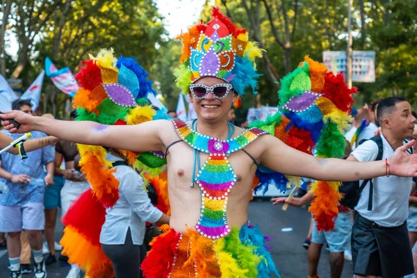 Мадрид Іспанія Липня 2022 Радість Веселощі Гей Параді Lgbt Мадриді — стокове фото