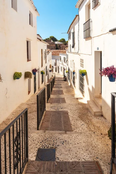 Белый Дом Очаровывает Город Провинции Малага Андалусия — стоковое фото