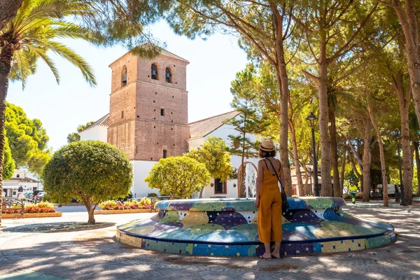 Una Joven Iglesia Inmaculada Concepción Encantadora Localidad Provincia Málaga Andalucía — Foto de Stock