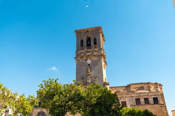 Basilica Minore Santa Maria Assunta Arcos Frontera Cadice Andalusia — Foto Stock