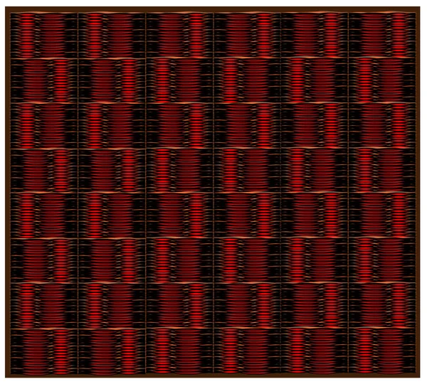 赤のテクスチャ — ストックベクタ