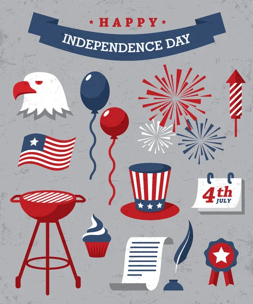 Jour de l'indépendance — Image vectorielle