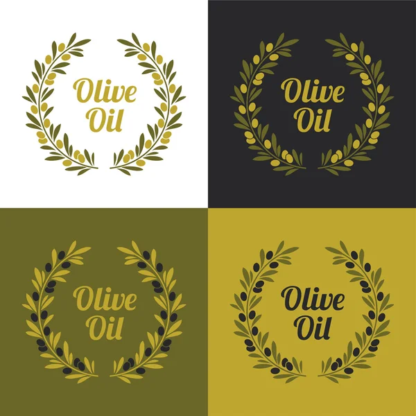 Huile d'olive — Image vectorielle