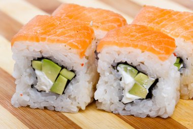 suşi Japon Japonya yemek taze rulo