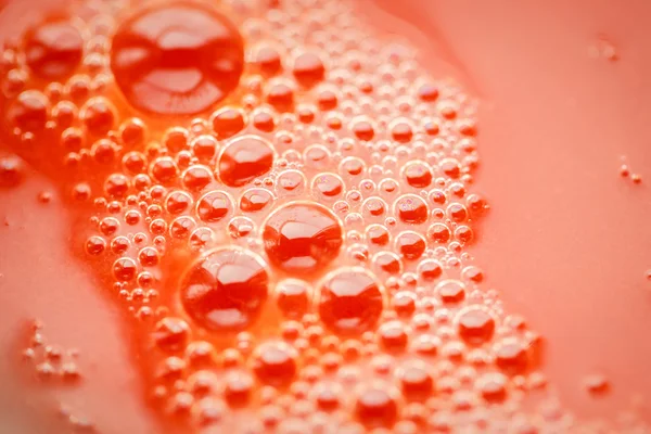 Orange foam texture in the photo — Stock Photo, Image