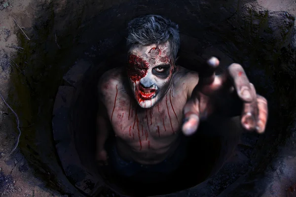 Scary zombie — Stock Photo, Image