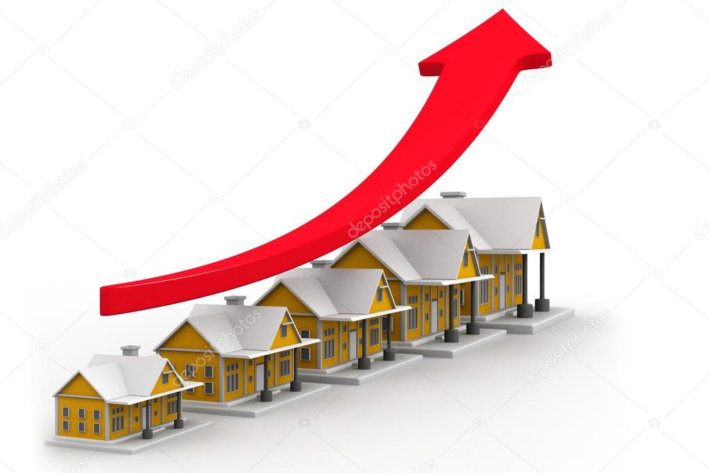 Growth in real estate shown on graph