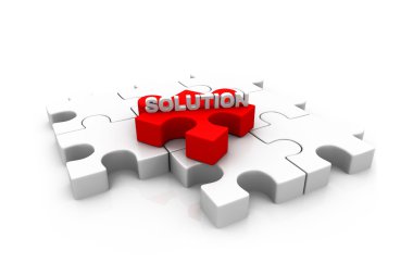 Jigsaw puzzle concept