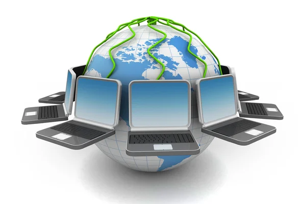 Global computer Network — Stock Photo, Image