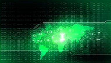 dijital dünya. ikili dünya