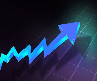 iş ok grafik arka plan