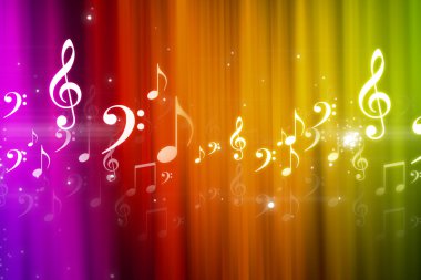 müzik arka plan dijital illüstrasyon