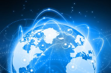 Global business network kavramı. Küreselleşme kavramı