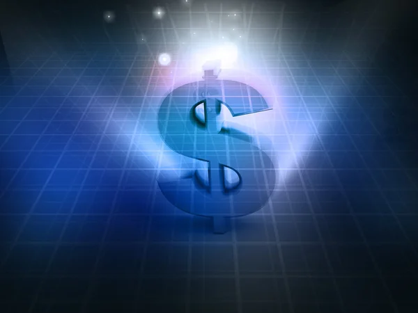 US Dollar on abstract background — Stock Photo, Image