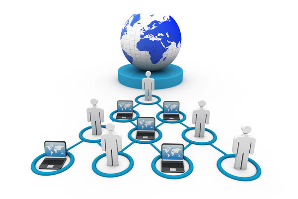 Global  network concept