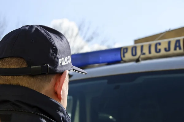 Polish Police sign — Stock Photo, Image