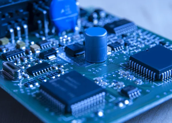 Elektronik Pano mavi tonda