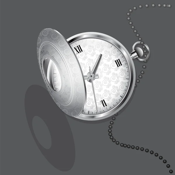 Orologio Vector chatelaine — Vettoriale Stock