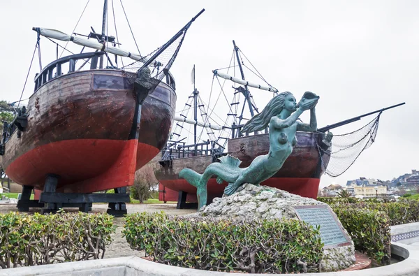 Sirène dans la Magdalena continentale. Santander, Cantabrie (Espagne) ). — Photo