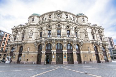 Bilbao, İspanya - 24 Nisan: teatro arriaga b ana Cephesi