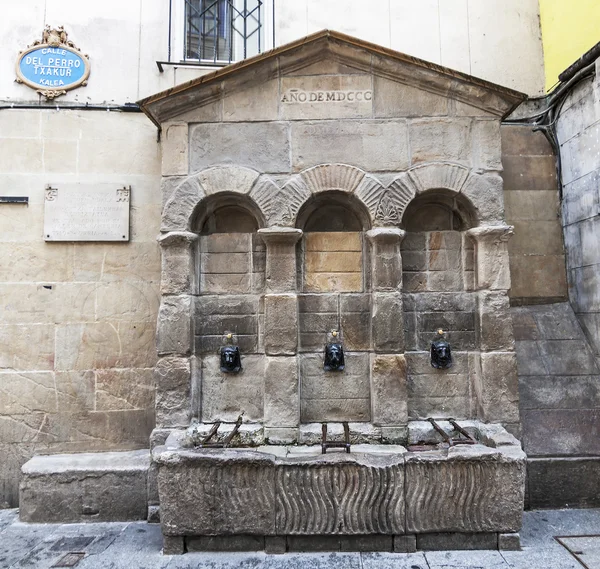 Fuente antigua (1800 años) en Bilbao, País Vasco (España) ). —  Fotos de Stock