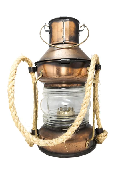 Kerosene lamp isolated on white background. — Stock Photo, Image