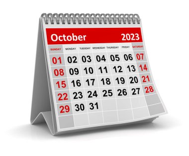October 2023 , This is a 3d rendered computer generated image. Isolated on white.