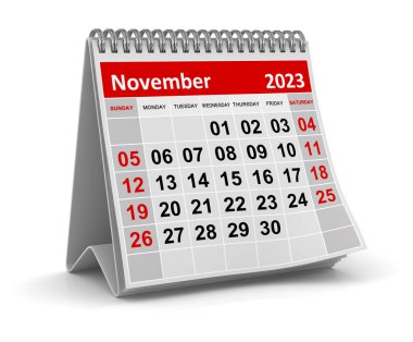November 2023 , This is a 3d rendered computer generated image. Isolated on white.