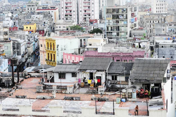 Panoramablick auf havana, kubanisches zentrum von kuba. — Stockfoto