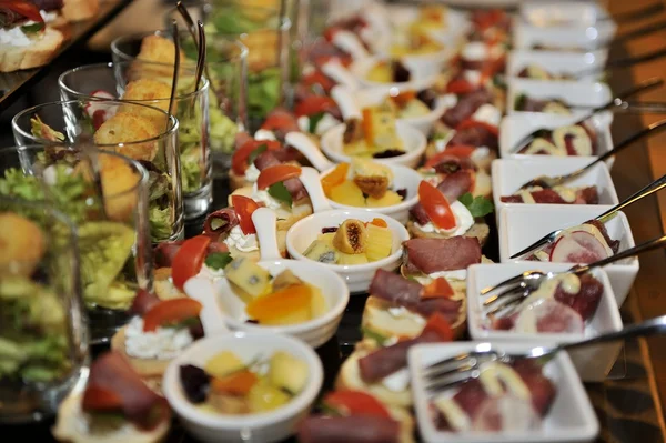 Finger food arrangement — Stock Photo, Image