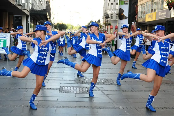 Majorette dans - Stock-foto