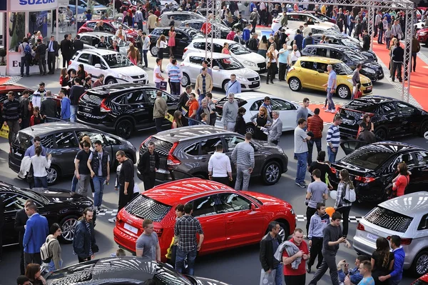 Autoschau in Belgrad — Stockfoto