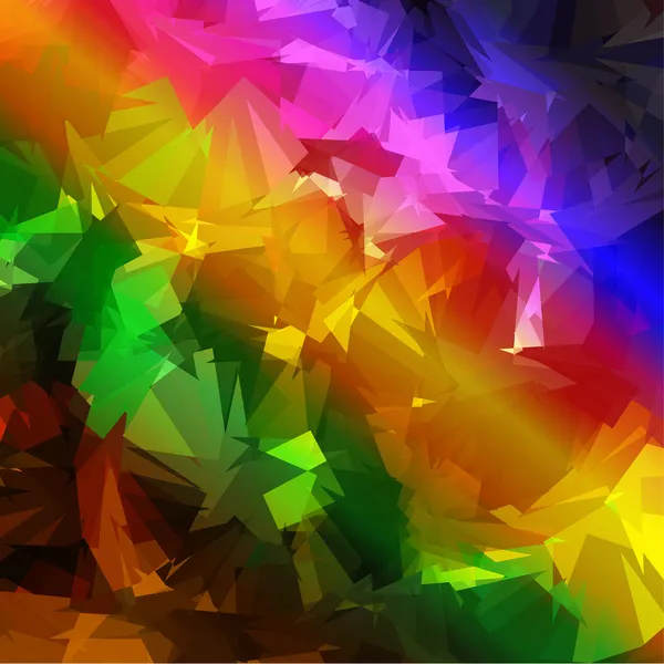 Cristales de colores — Vector de stock