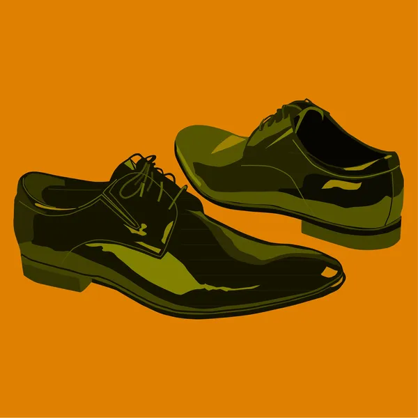 Туфлі чоловічі — стоковий вектор