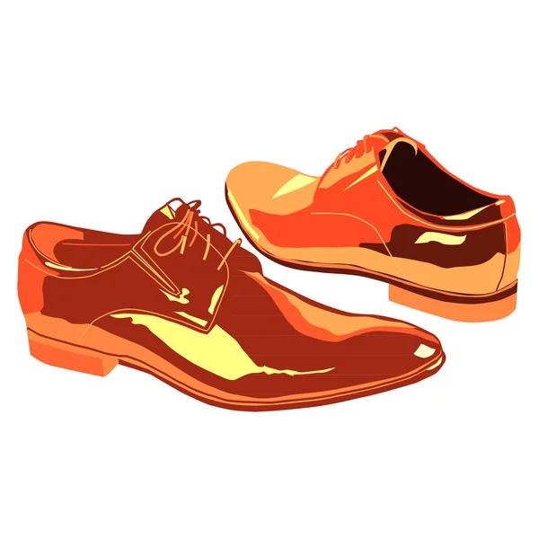 Men's shoes — Stock Vector