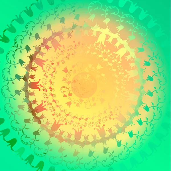 Modèle circulaire abstrait — Image vectorielle
