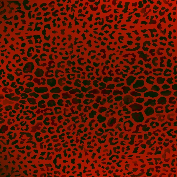 Impression léopard à la mode — Image vectorielle