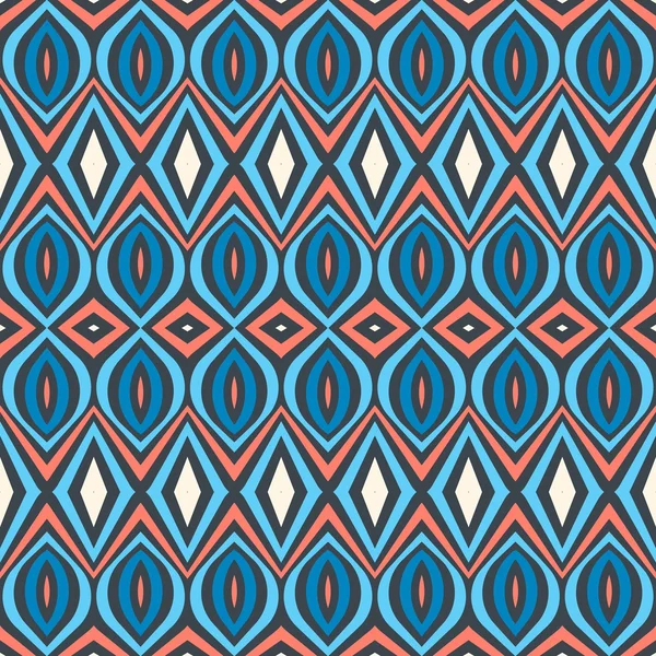 Seamless pattern in retro style — Stock Vector