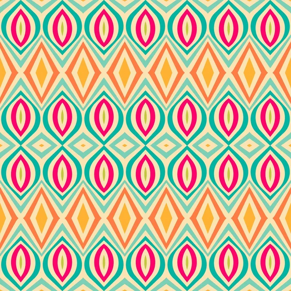 Seamless pattern in retro style — Stock Vector