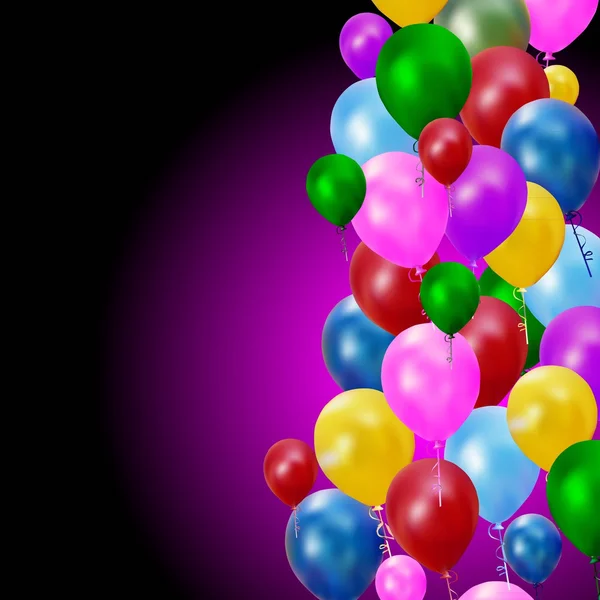 Färgade ballonger — Stock vektor