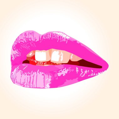 Sensual female lips