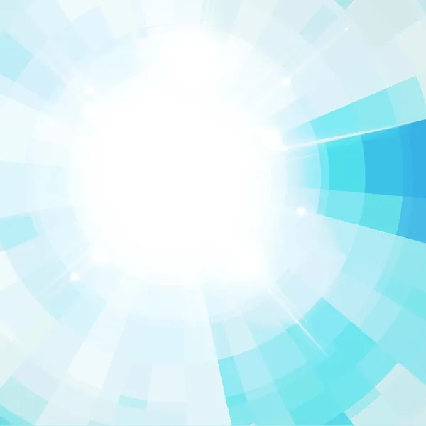 Lumière bleue du soleil — Image vectorielle