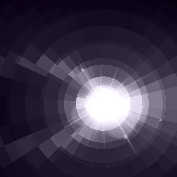 Foudre noire dans le ciel — Image vectorielle