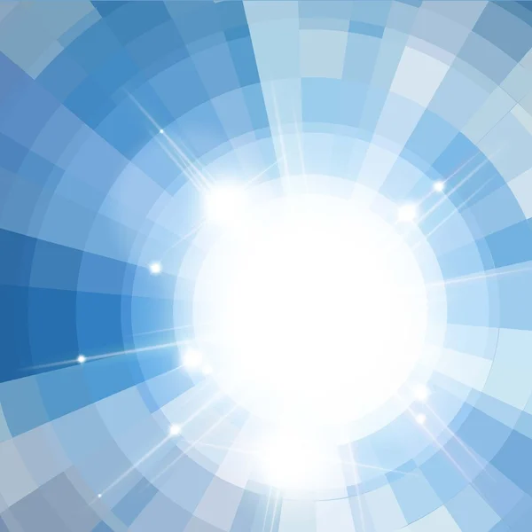 Lumière bleue du soleil — Image vectorielle